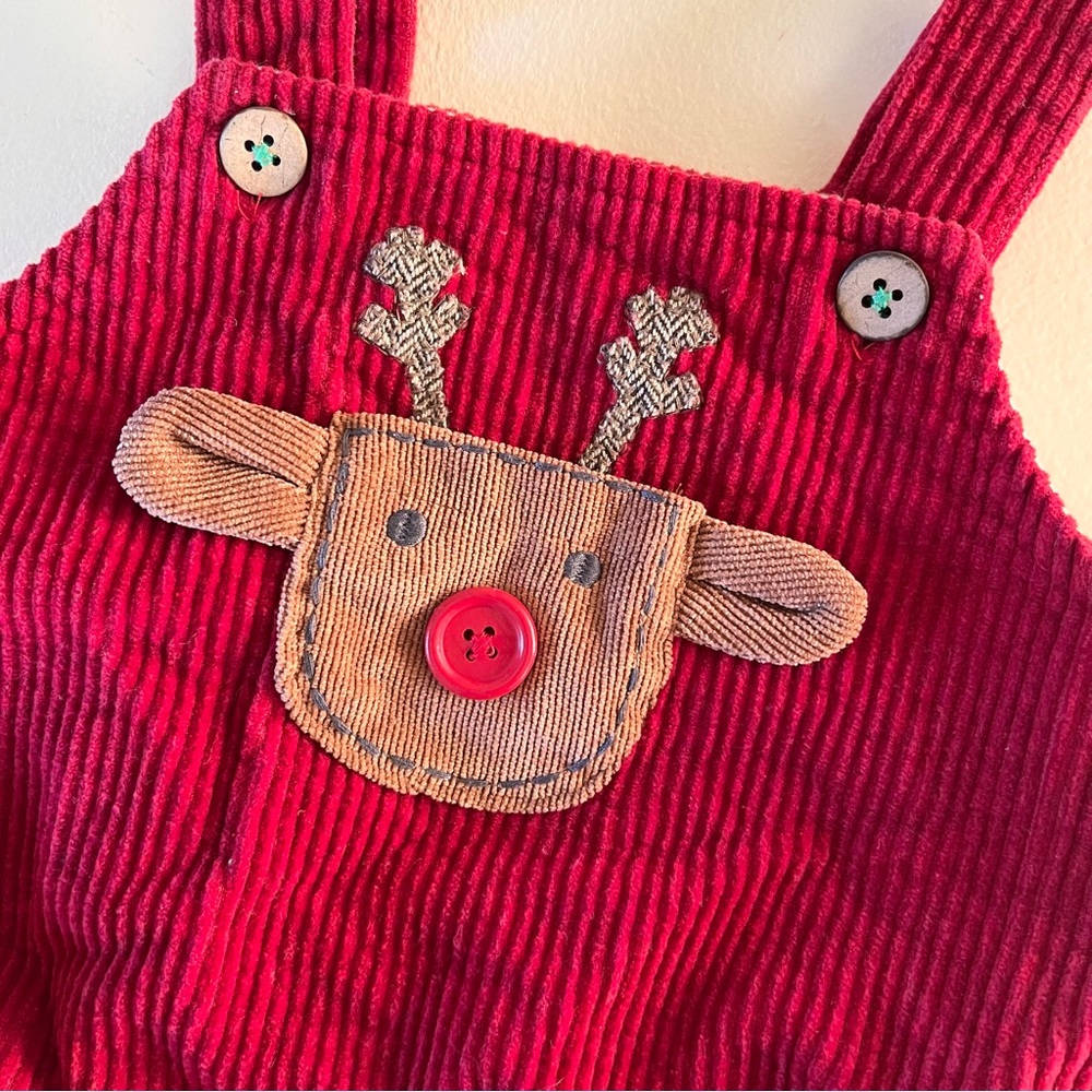 reindeer corduroy bubble - Picture 3 of 4